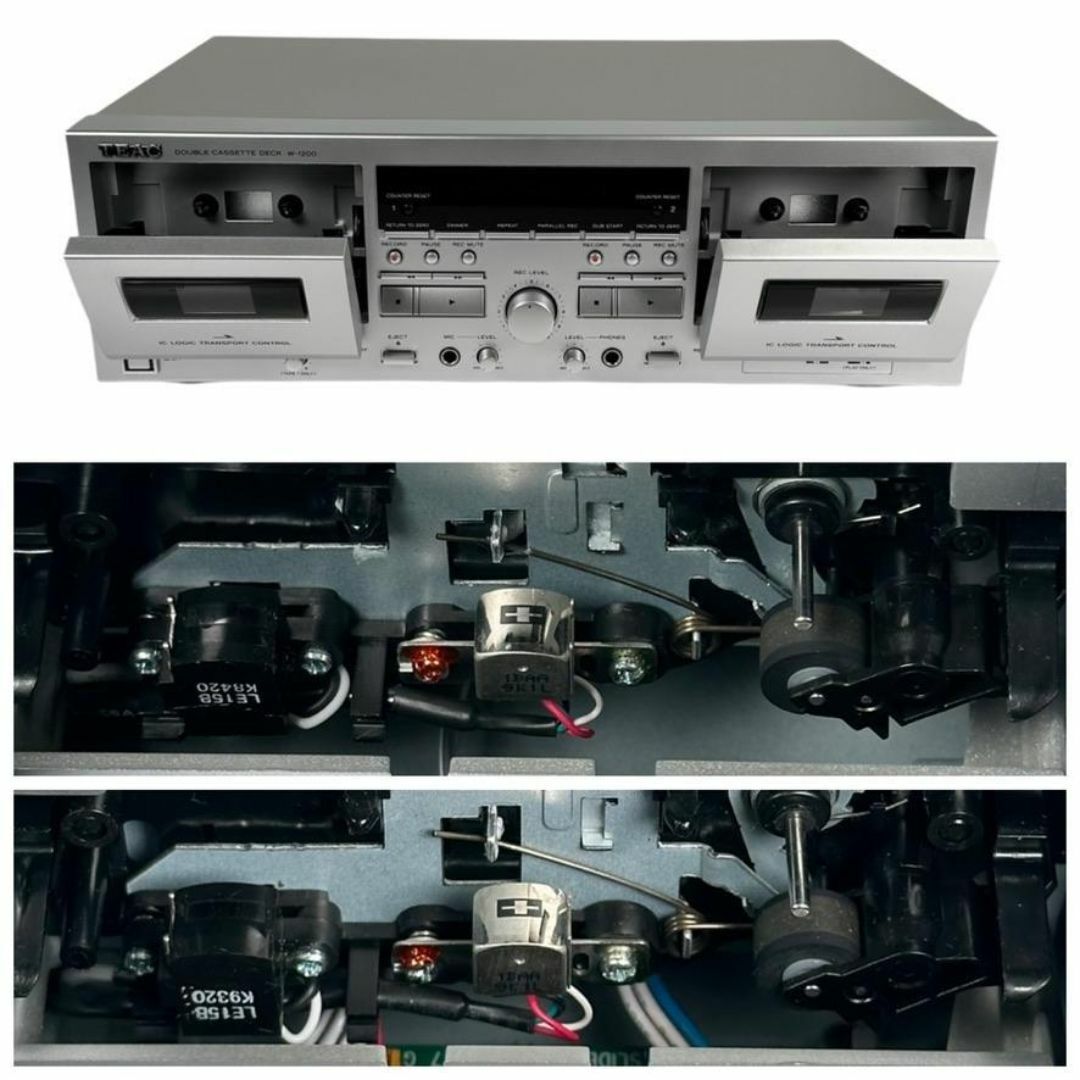 TEAC しんどかっ ダブルカセットデッキ W-1200 TEAC しんどかっ ダブルカセットデッキ W-1200