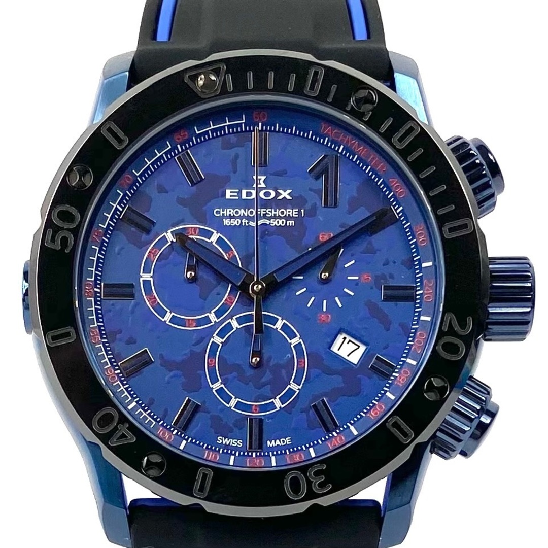 美品】エドックス EDOX クロノオフショア1 スペシャル 美品】エドックス EDOX クロノオフショア1 スペシャル
