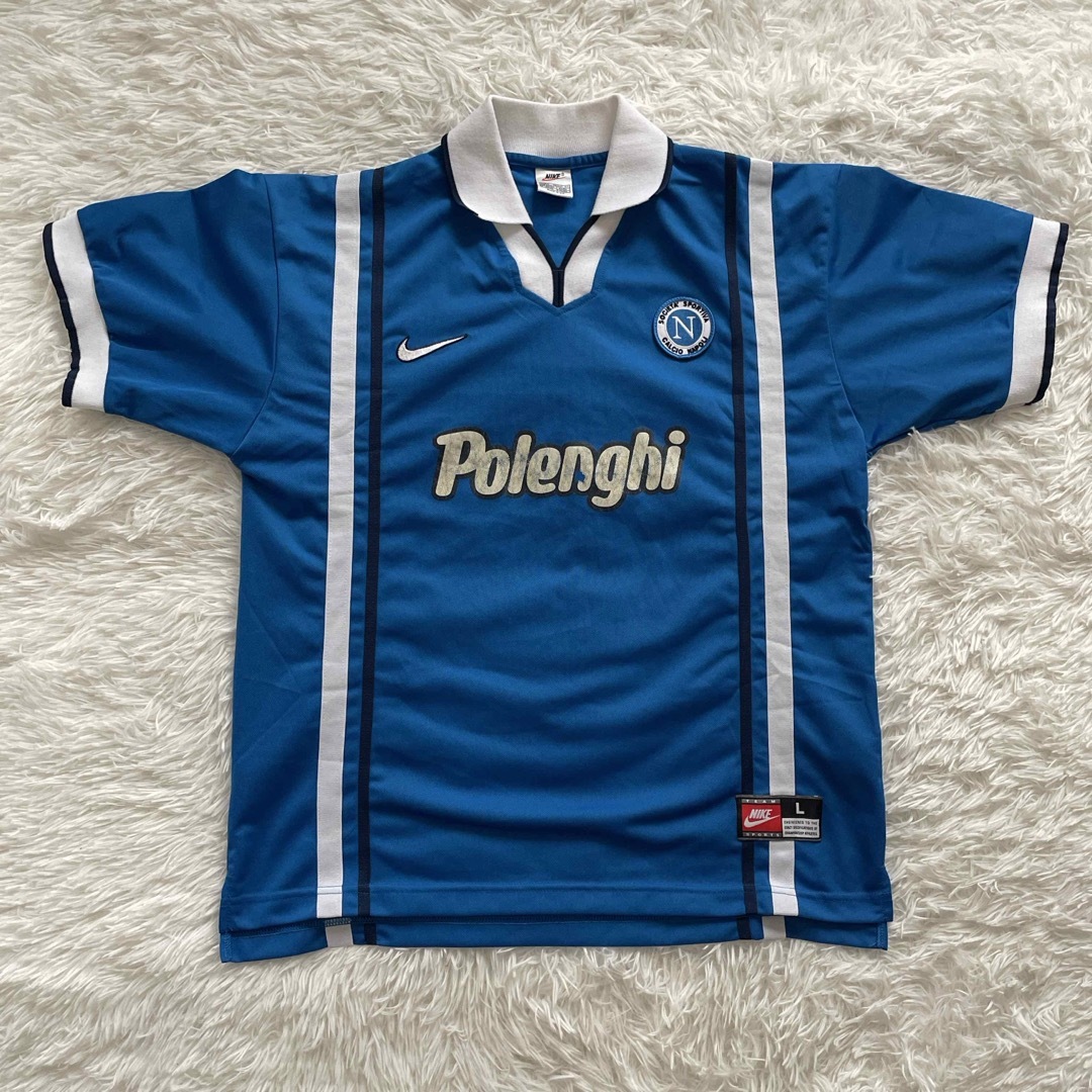 正規品 ナポリ NIKE 97/98 ホーム ユニフォーム ヴィンテージ UK 正規品 ナポリ NIKE 97/98 ホーム ユニフォーム ヴィンテージ UK