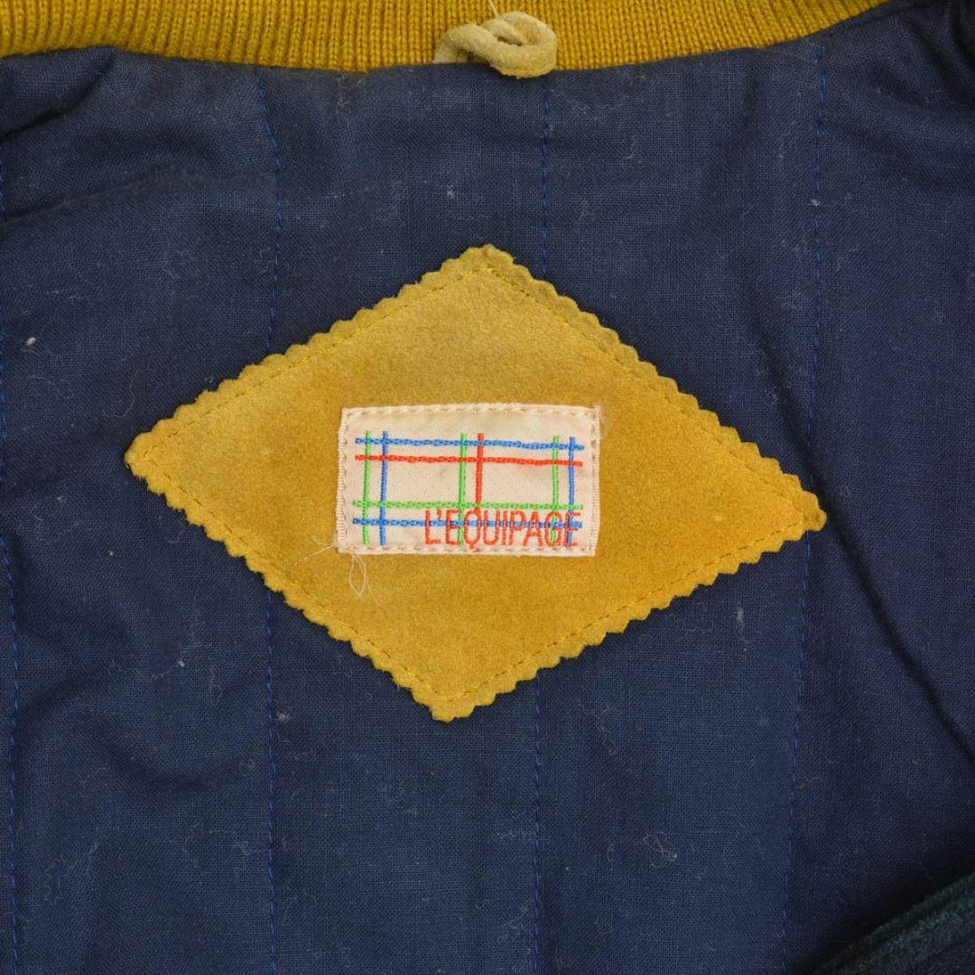 超希少90s スタジャン 袖革 ウール 両面刺繍 ワッペン 緑 本革 超希少90s スタジャン 袖革 ウール 両面刺繍 ワッペン 緑 本革