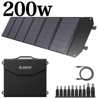 ソーラーパネル 200W 太陽光発電パネル ポータブル電源 災害 アウトドア(その他)