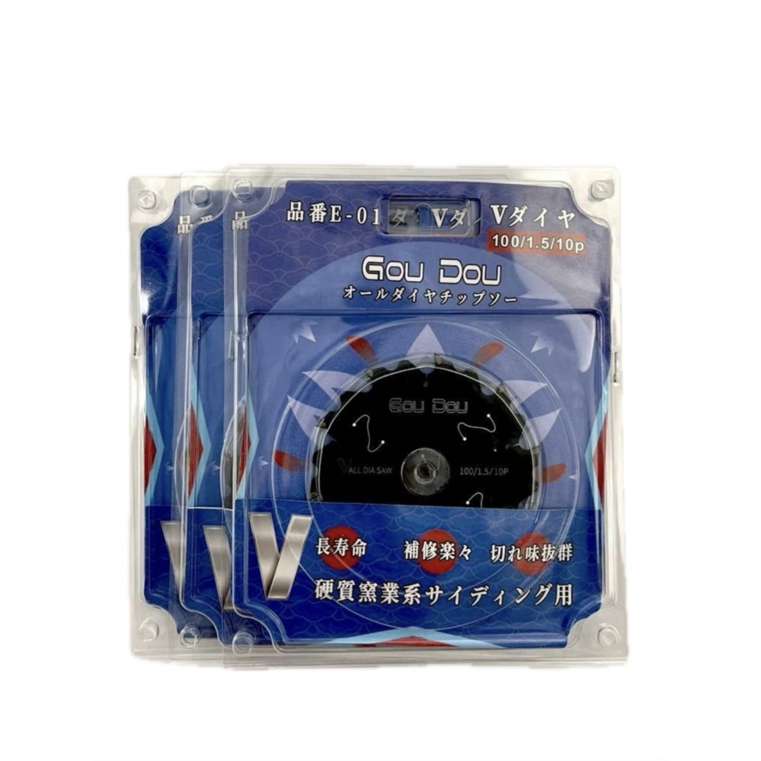 GouDouオールダイヤチップソー100/1.5/10p フッ素コーティング3 GouDouオールダイヤチップソー100/1.5/10p フッ素コーティング3