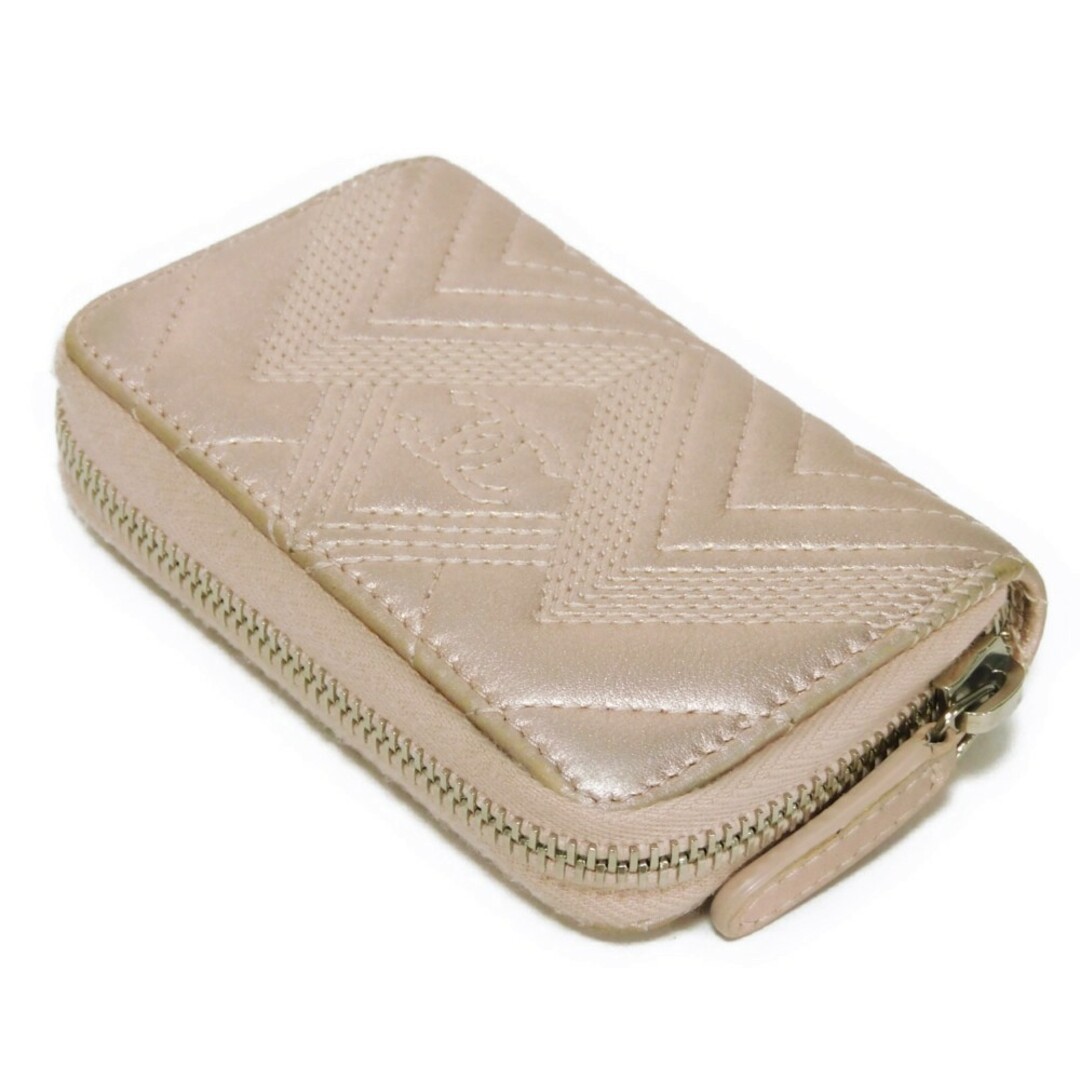 CHANEL シャネル シェブロン ジップ コインパース CCマーク CHANEL シャネル シェブロン ジップ コインパース CCマーク