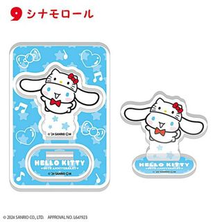 【09.シナモロール】HELLO KITTY 50TH ANNIVERSARY アクリルスタンド(その他)