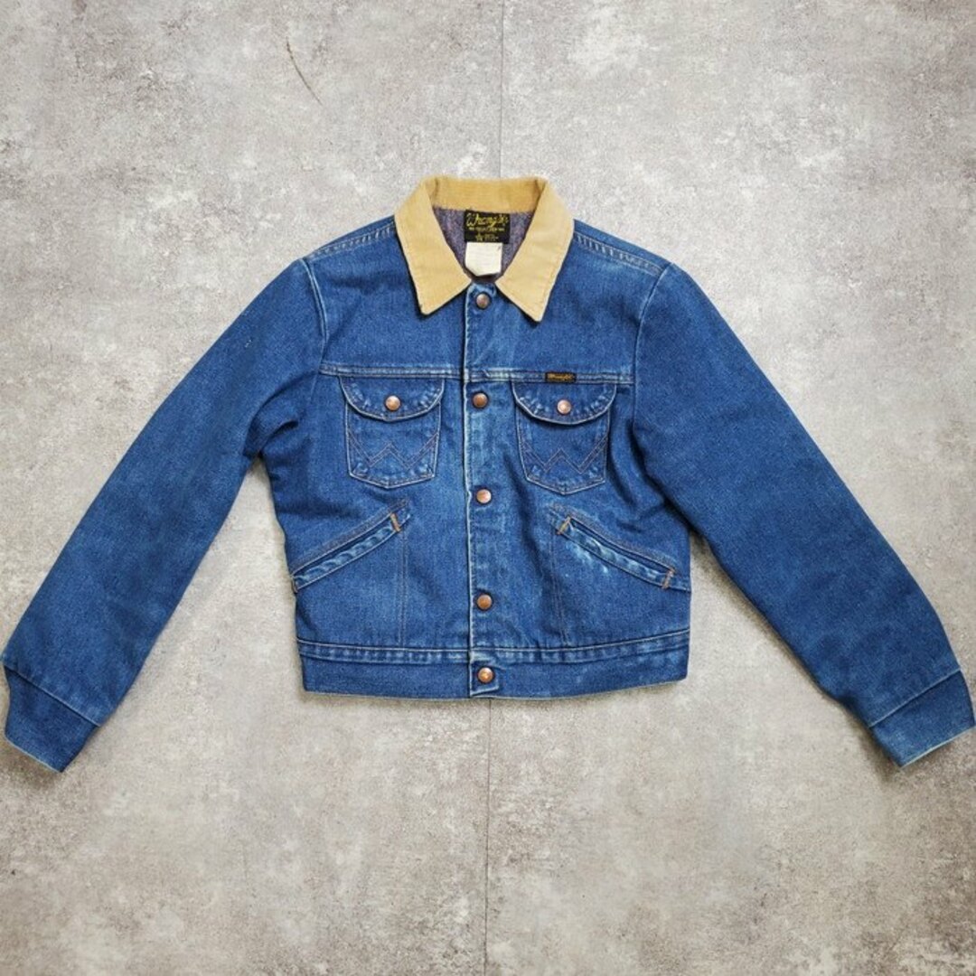 Wrangler - WRANGLER ラングラー 80's 黒タグ 裏地ブランケット Wrangler - WRANGLER ラングラー 80's 黒タグ 裏地ブランケット