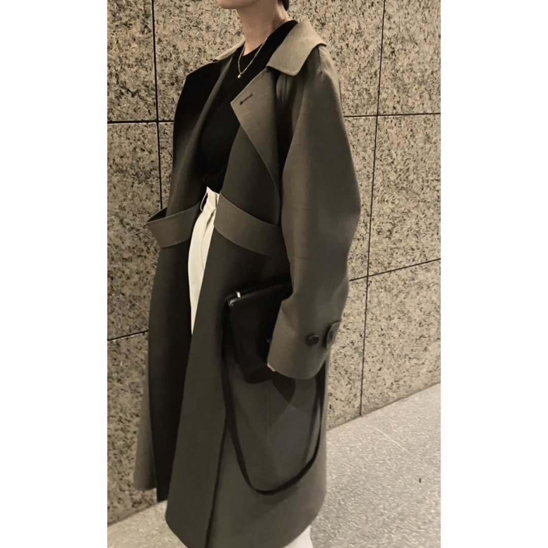 UNITED ARROWS - <conte>リバー バルカラーコート 辺見えみり UNITED ARROWS - <conte>リバー バルカラーコート 辺見えみり