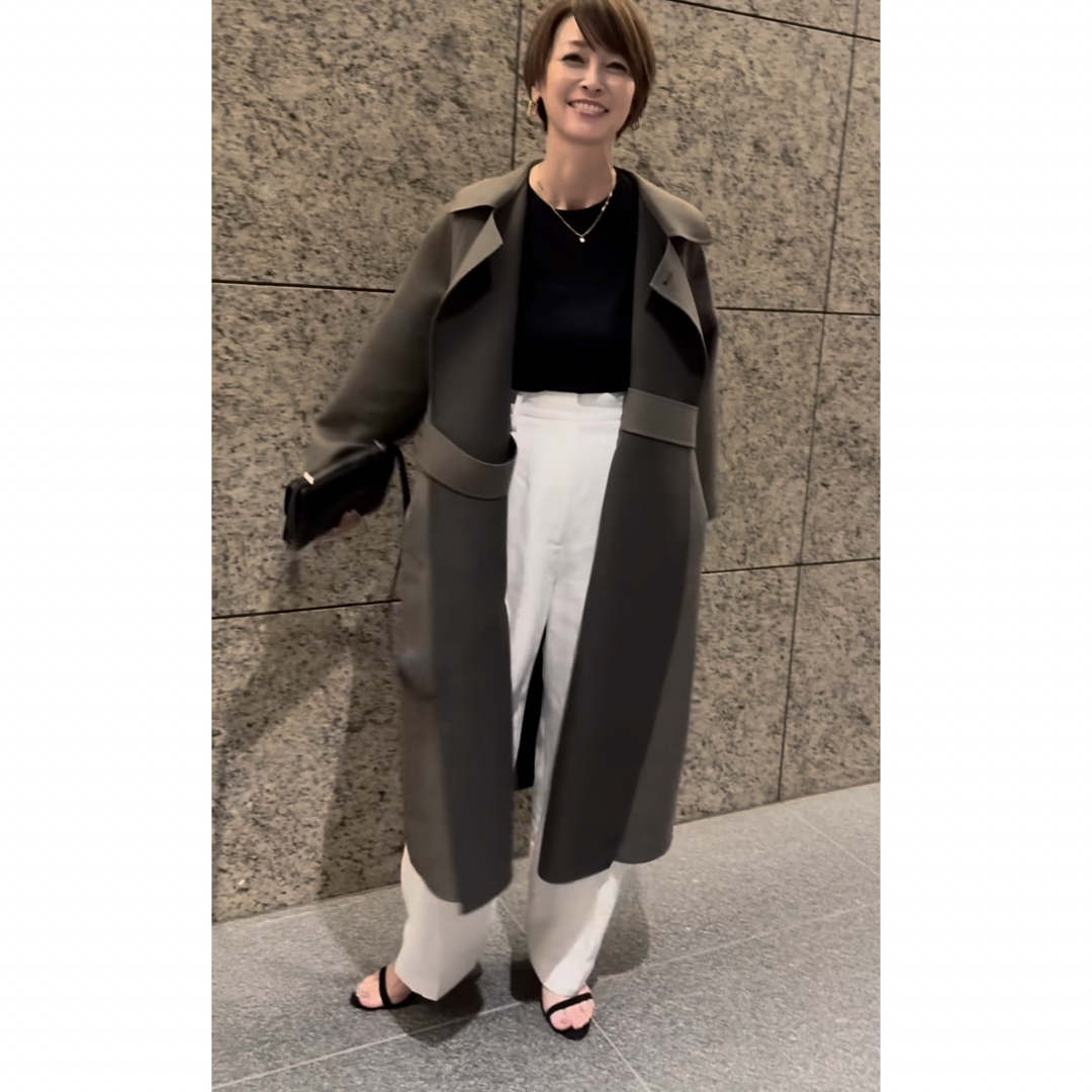 UNITED ARROWS - <conte>リバー バルカラーコート 辺見えみり UNITED ARROWS - <conte>リバー バルカラーコート 辺見えみり