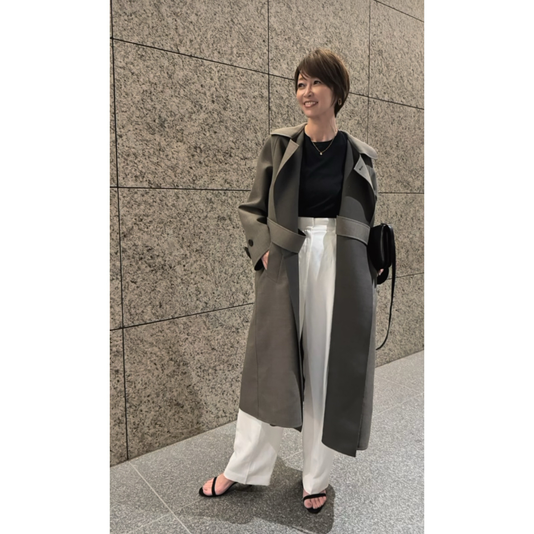 UNITED ARROWS - <conte>リバー バルカラーコート 辺見えみり UNITED ARROWS - <conte>リバー バルカラーコート 辺見えみり