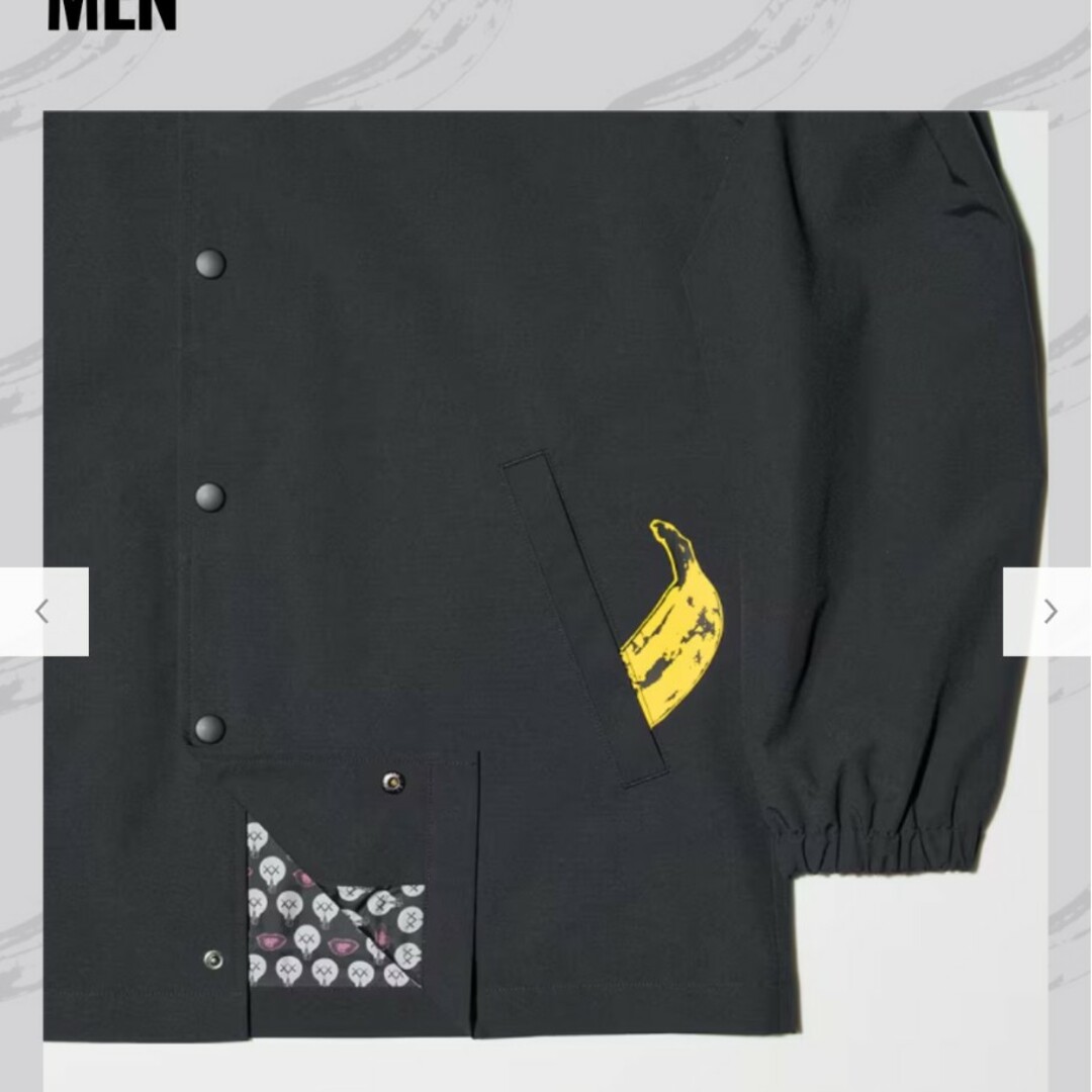 UNIQLO - カウズ コーチジャケットの通販 by ぷーさん|ユニクロ UNIQLO - カウズ コーチジャケットの通販 by ぷーさん|ユニクロ