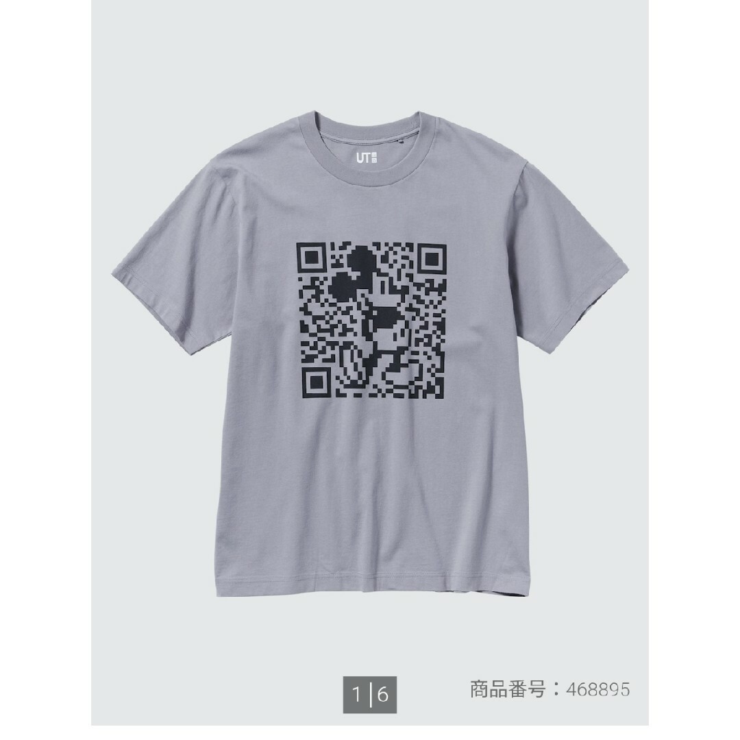 UNIQLO(ユニクロ)のユニクロ ミッキーQR Tシャツ メンズのトップス(Tシャツ/カットソー(半袖/袖なし))の商品写真