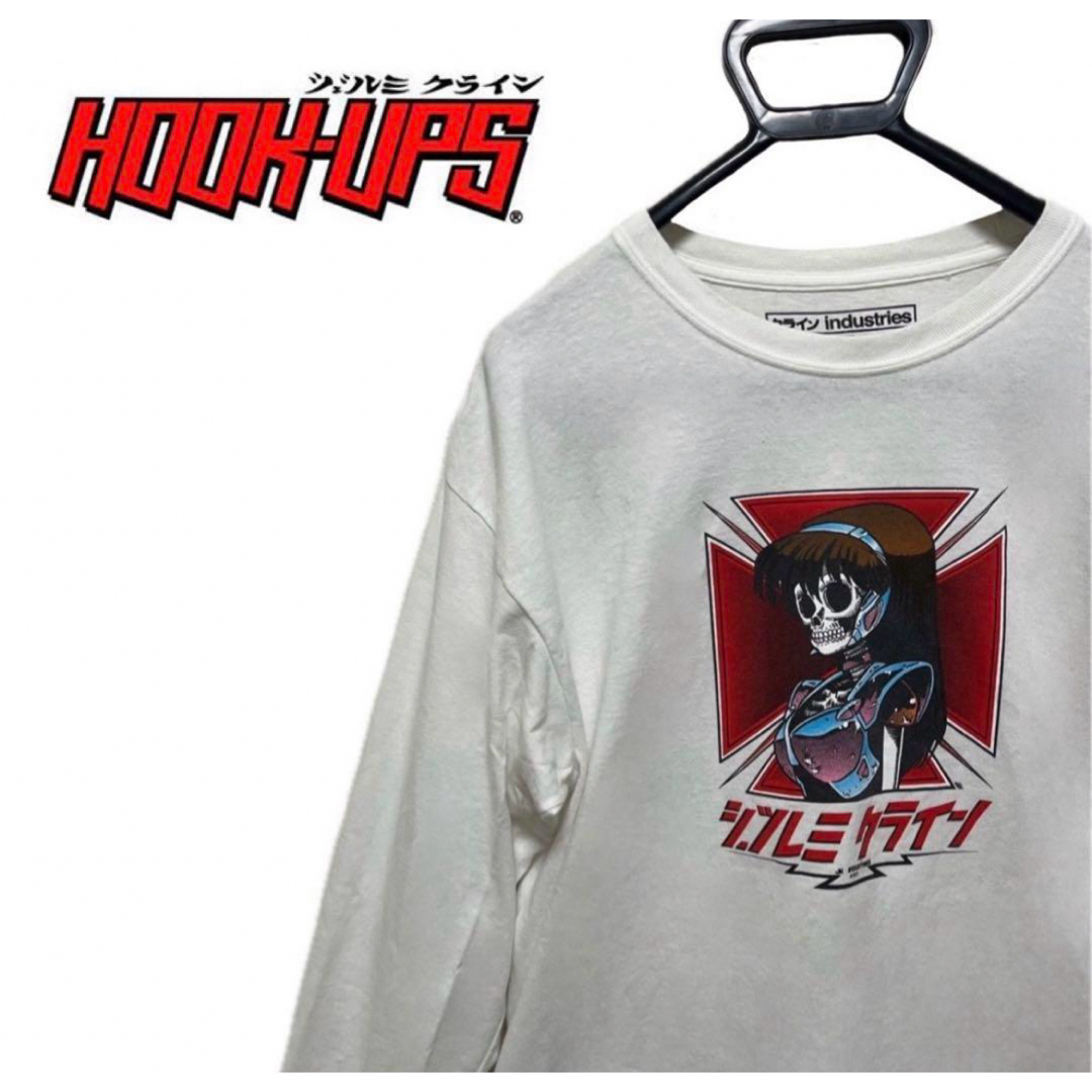 Hook Ups】 フックアップス ジェルミクライン 長袖 シャツ ロンT Hook Ups】 フックアップス ジェルミクライン 長袖 シャツ ロンT