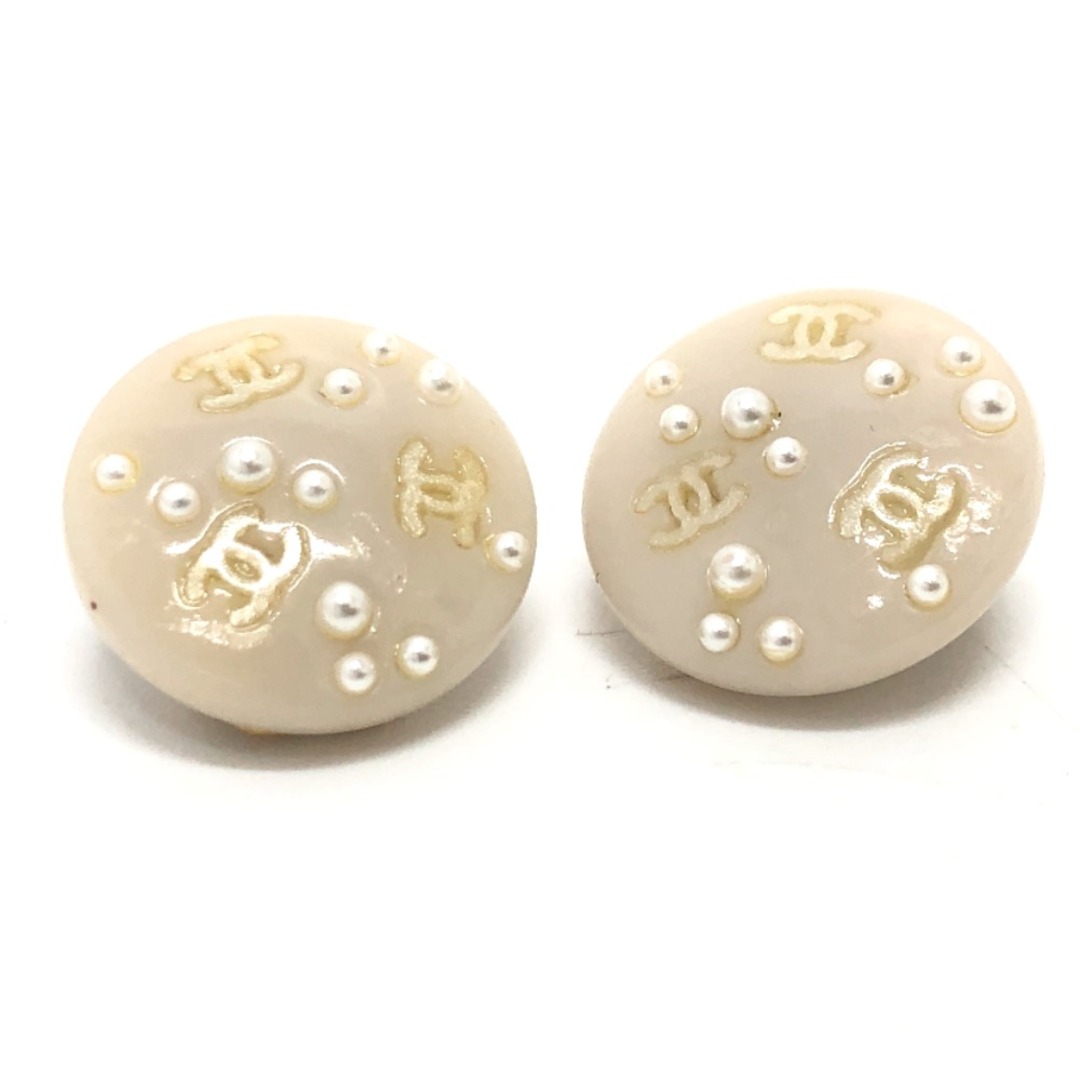 【楽天スーパーセール】 CHANEL - フェイクパール 03P ココマーク CC CHANEL シャネル イヤリング