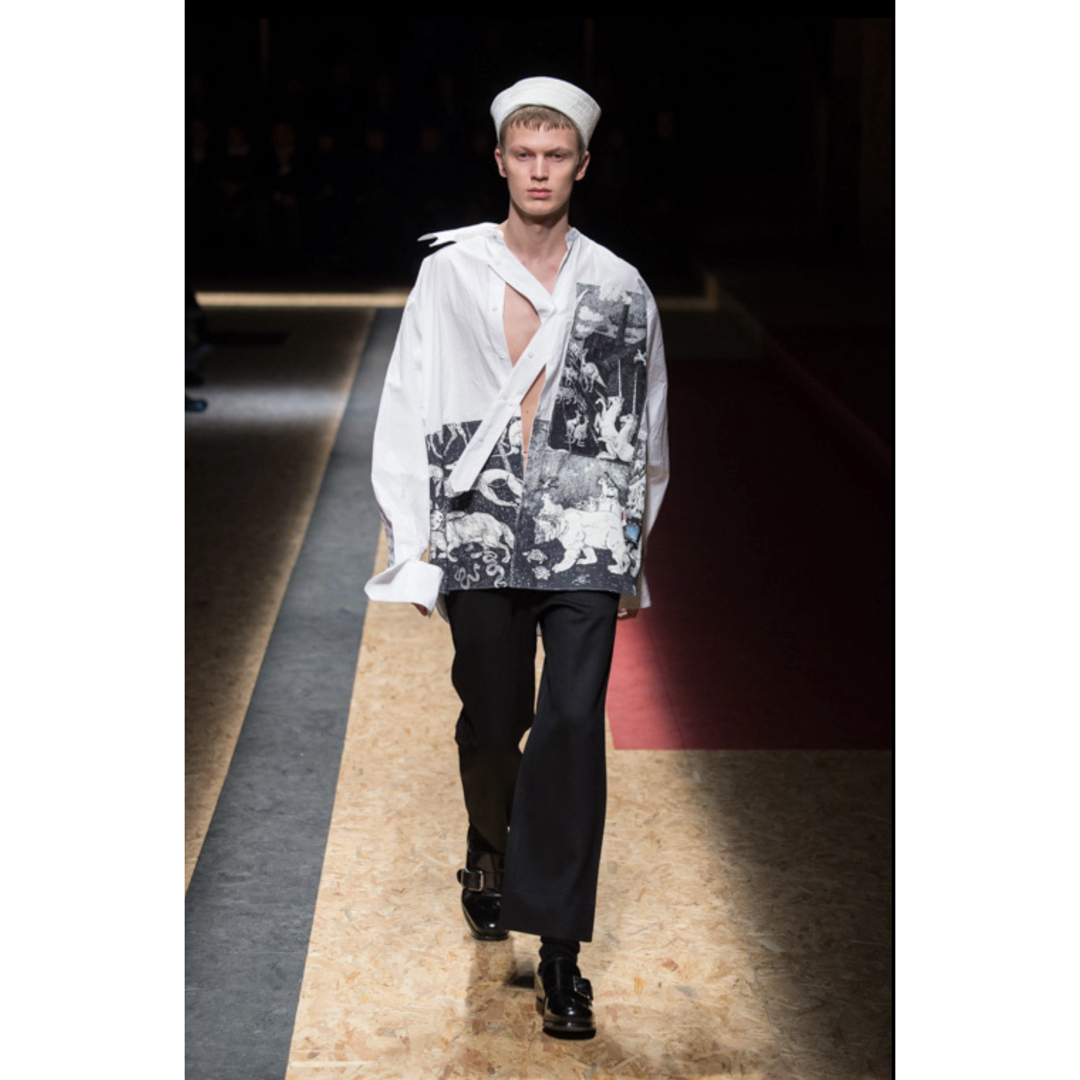 PRADA - prada 16aw 2016fw アロハシャツ オープンカラー ボタン PRADA - prada 16aw 2016fw アロハシャツ オープンカラー ボタン