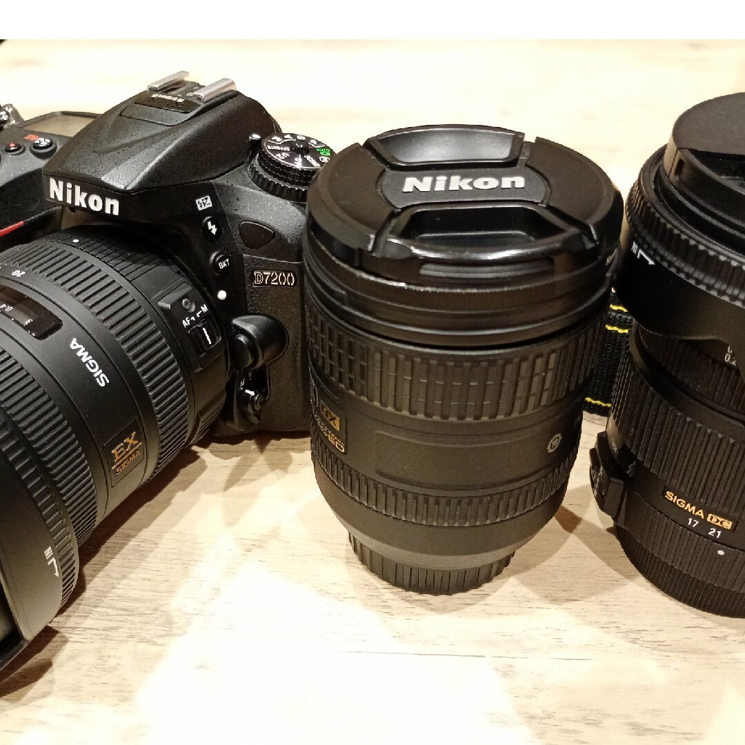 Nikon D7200 レンズ3本セット Nikon D7200 レンズ3本セット
