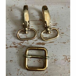バッグストラップ用金具　ハンドメイド　ゴールド　　