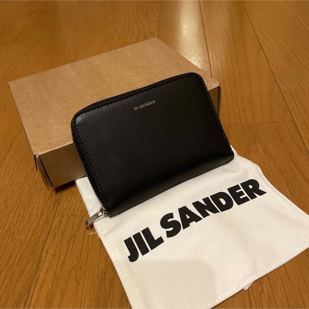 ジルサンダー JIL SANDER 2つ折り財布 ラウンドジップウォレット 黒 ジルサンダー JIL SANDER 2つ折り財布 ラウンドジップウォレット 黒