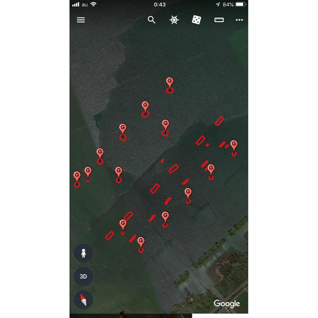 【当店一番人気】 スマホ・モバイル用 GoogleEarth琵琶湖全域ポイントマップの通販 モニター5型~