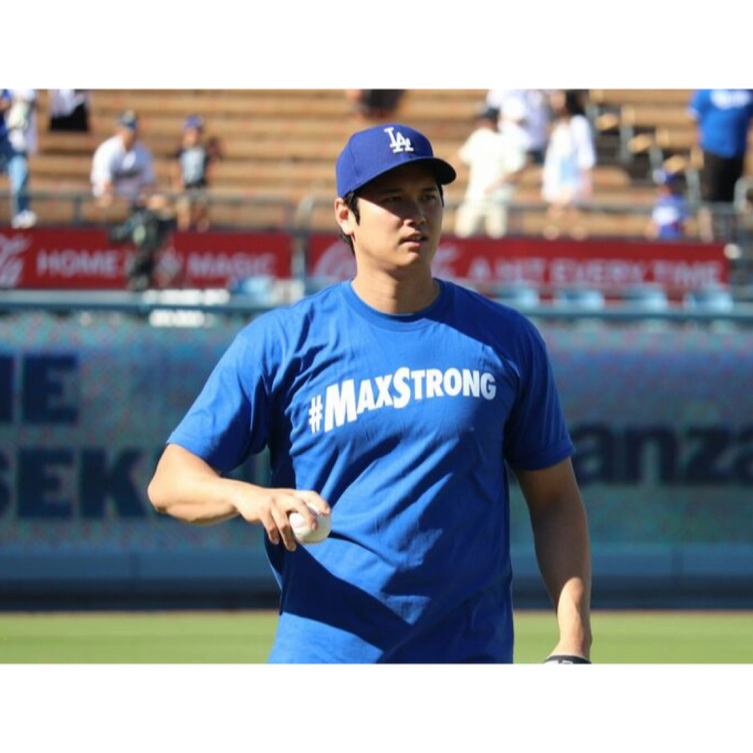海外XL:MaxStrong Tシャツ マックスストロング 大谷翔平 海外XL:MaxStrong Tシャツ マックスストロング 大谷翔平
