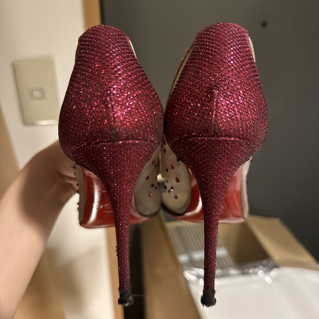 Christian Louboutin - 【美品】Christian Louboutin ビジュー Christian Louboutin - 【美品】Christian Louboutin ビジュー