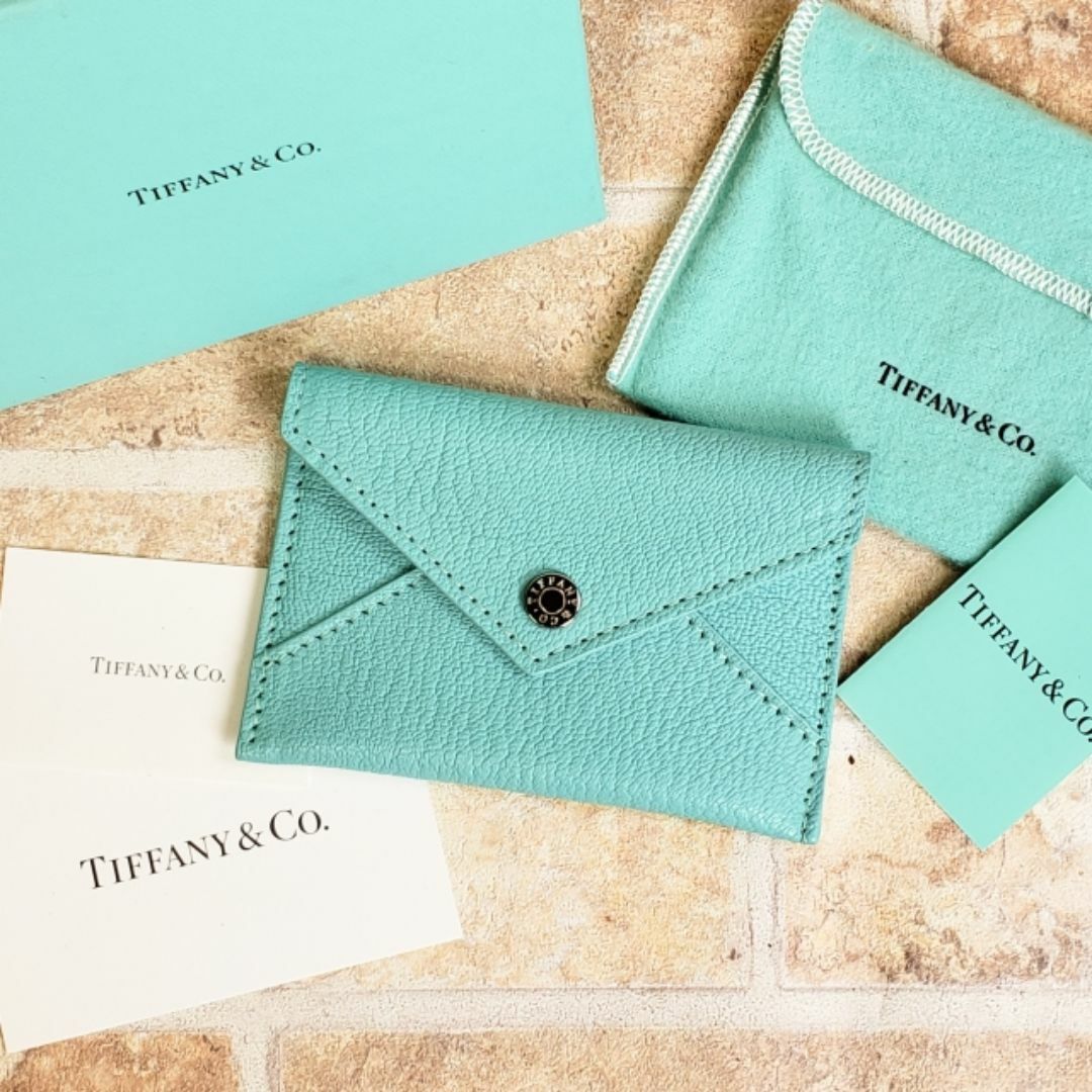 Tiffany & Co. - ティファニー ☆ レザー カードケース 名刺入れ Tiffany & Co. - ティファニー ☆ レザー カードケース 名刺入れ