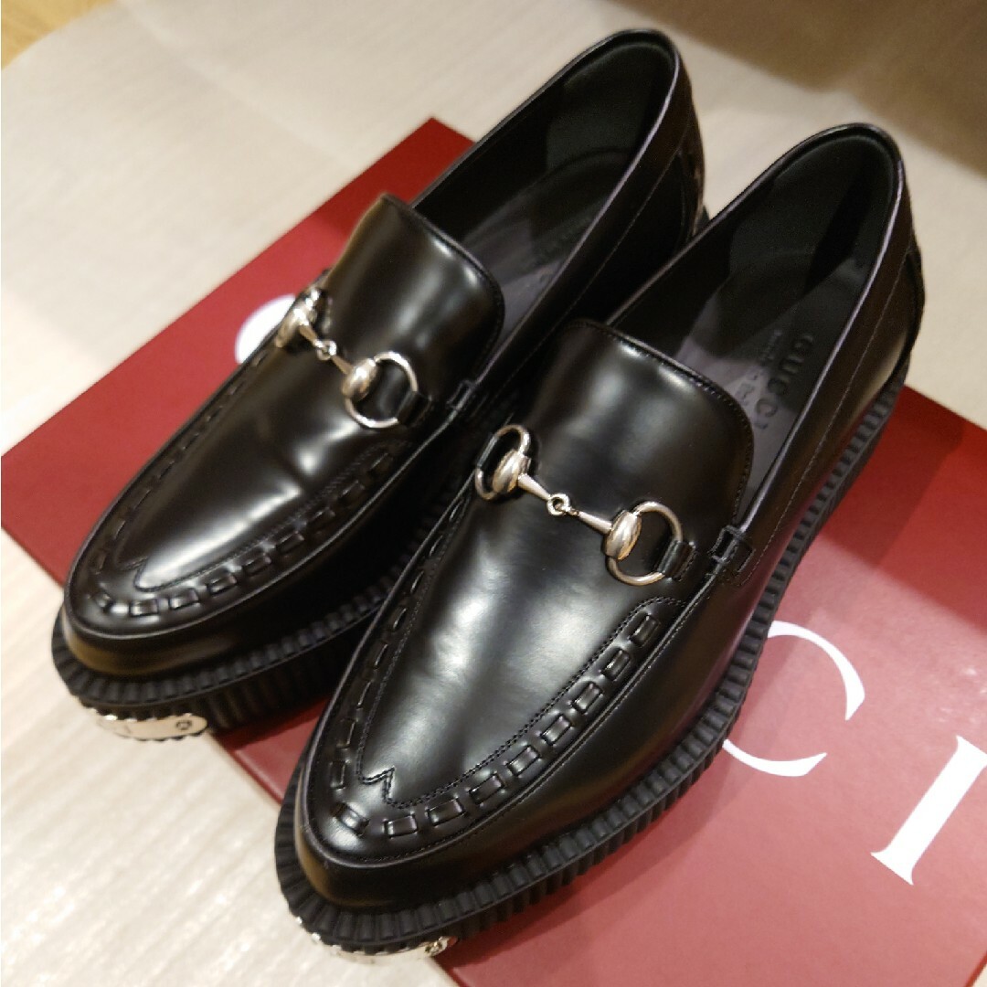 GUCCI - GUCCI ホースビット クリーパー ローファー 24AWの通販 GUCCI - GUCCI ホースビット クリーパー ローファー 24AWの通販