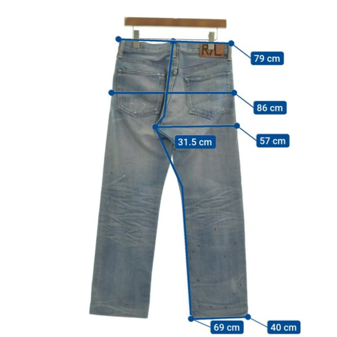 RRL - RRL ダブルアールエル デニムパンツ 29(S位) インディゴ RRL - RRL ダブルアールエル デニムパンツ 29(S位) インディゴ