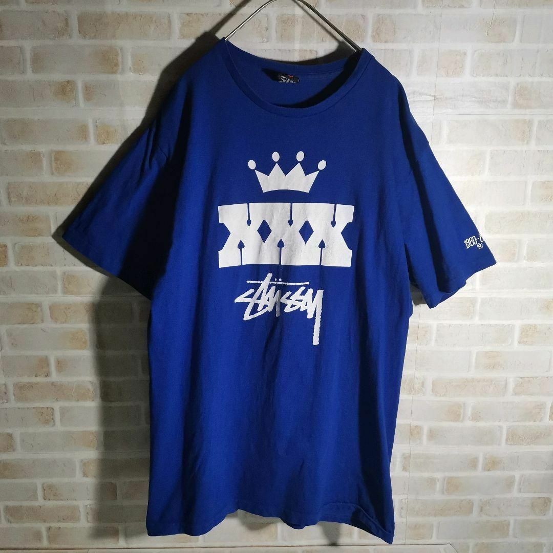 STUSSY - STUSSY ステューシー Tシャツ 半袖 青 30周年の通販 by STUSSY - STUSSY ステューシー Tシャツ 半袖 青 30周年の通販 by