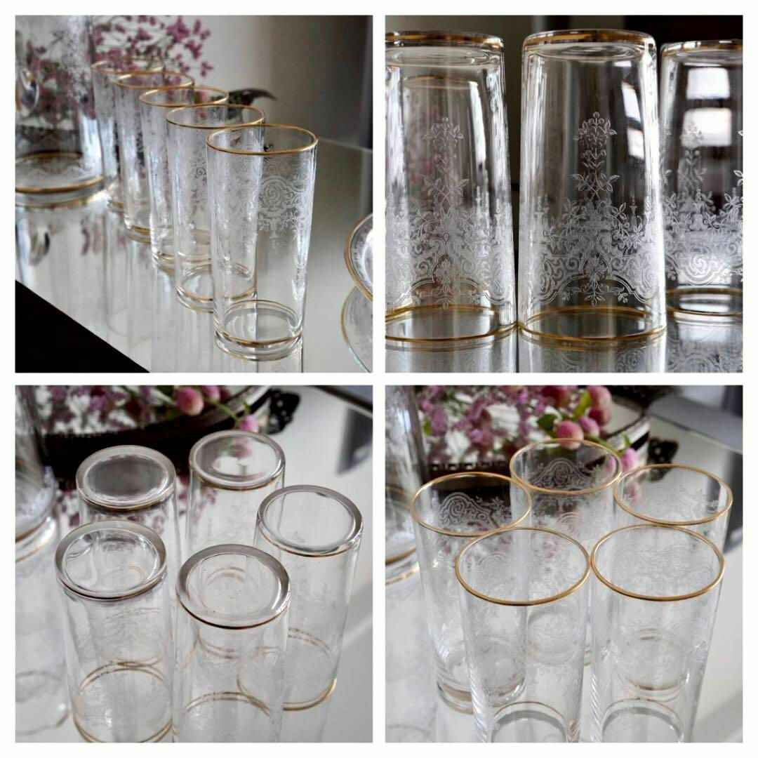 Baccarat - 極希少1900年オールドバカラBACCARAT☆24金彩 Baccarat - 極希少1900年オールドバカラBACCARAT☆24金彩