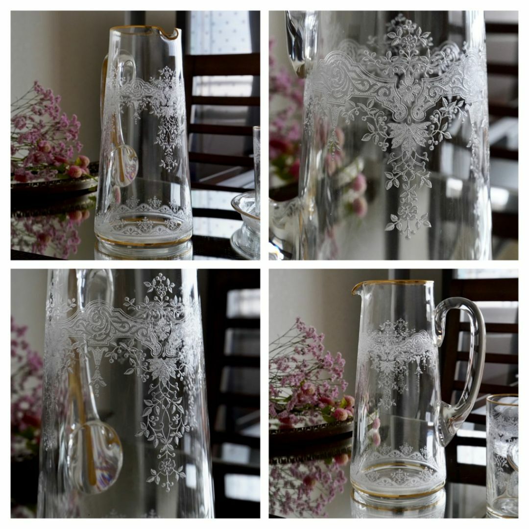 Baccarat - 極希少1900年オールドバカラBACCARAT☆24金彩 Baccarat - 極希少1900年オールドバカラBACCARAT☆24金彩