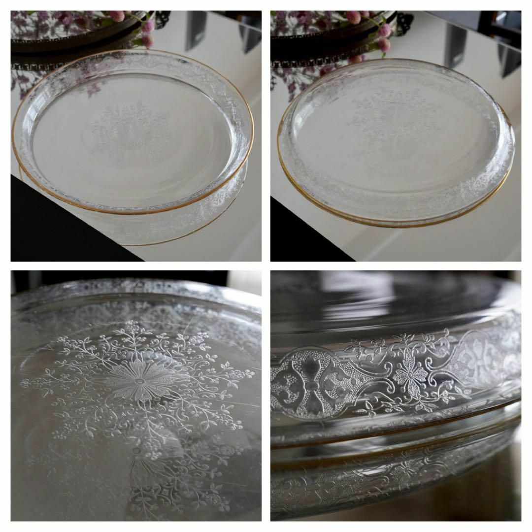 Baccarat - 極希少1900年オールドバカラBACCARAT☆24金彩 Baccarat - 極希少1900年オールドバカラBACCARAT☆24金彩