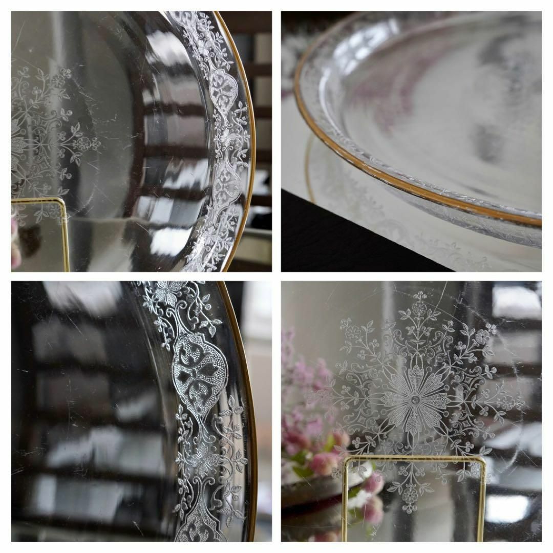 Baccarat - 極希少1900年オールドバカラBACCARAT☆24金彩 Baccarat - 極希少1900年オールドバカラBACCARAT☆24金彩