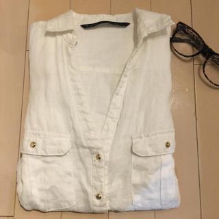 ザラ(ZARA)のZARA リネンシャツ(シャツ/ブラウス(長袖/七分))