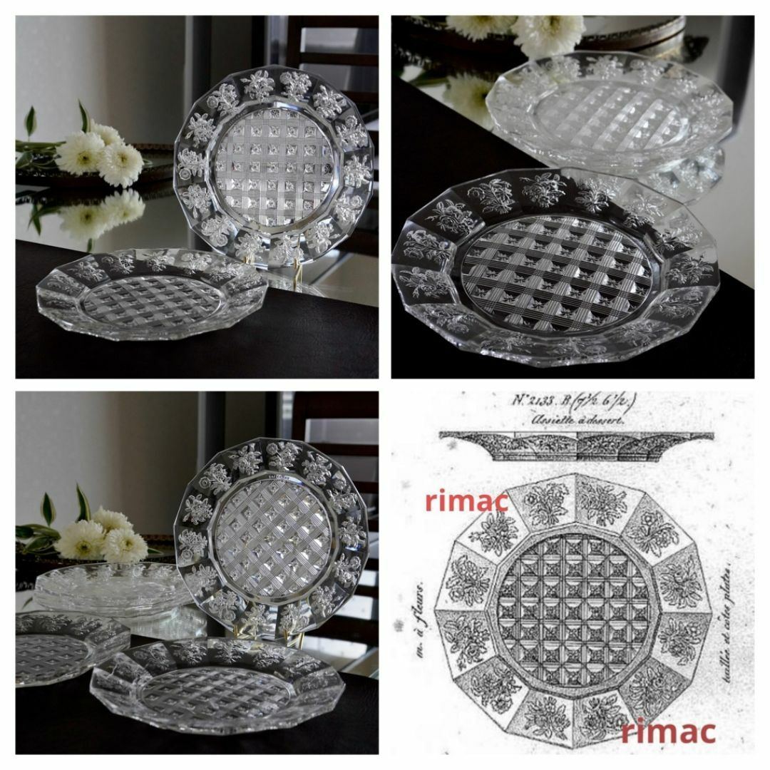 Baccarat - 1840年☆極希少☆オールドバカラ☆BACCARAT☆大判 Baccarat - 1840年☆極希少☆オールドバカラ☆BACCARAT☆大判
