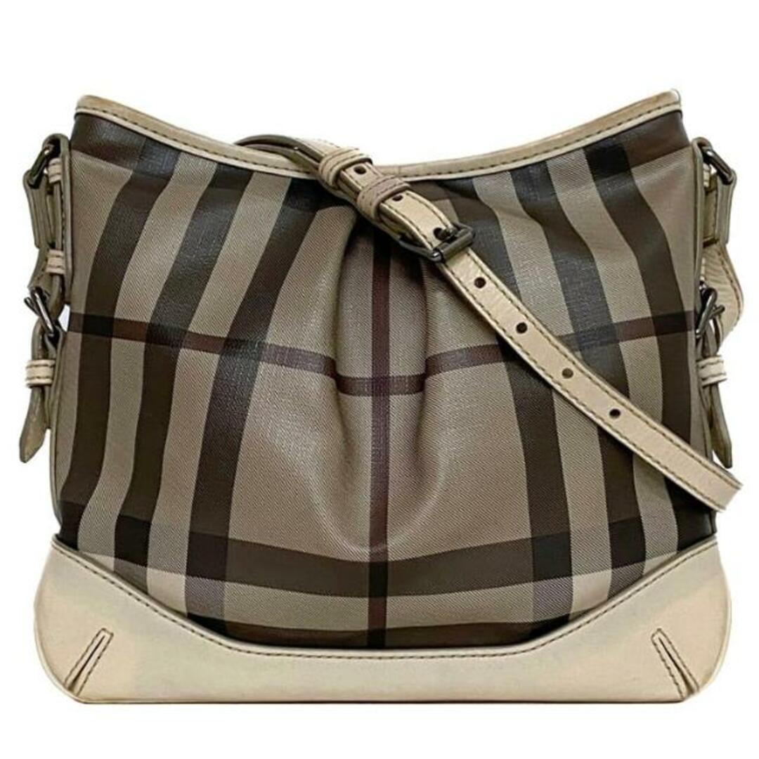 BURBERRY - バーバリー ショルダーバッグ ベージュ グレー BURBERRY - バーバリー ショルダーバッグ ベージュ グレー