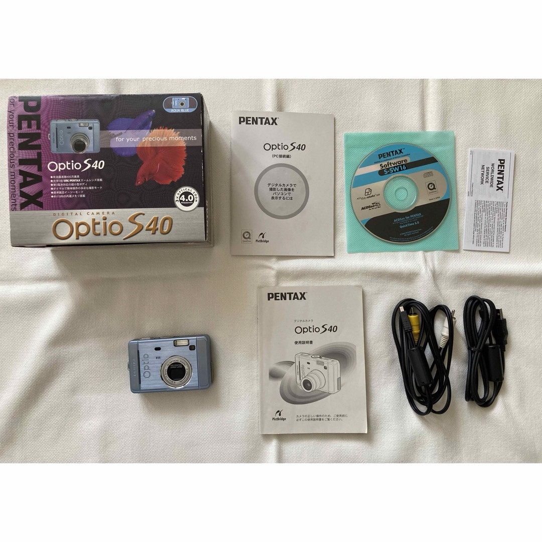 PENTAX Optio S40 コンパクトデジタルカメラ オールドコンデジ PENTAX Optio S40 コンパクトデジタルカメラ オールドコンデジ