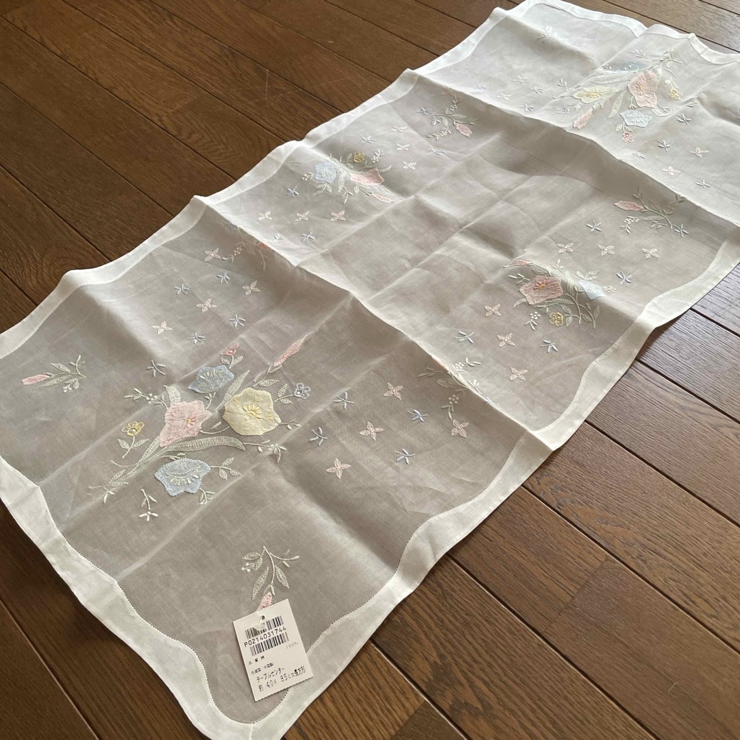 近沢レース テーブルセンター 新品未使用 タグ付 40×85 長方形 近沢レース テーブルセンター 新品未使用 タグ付 40×85 長方形