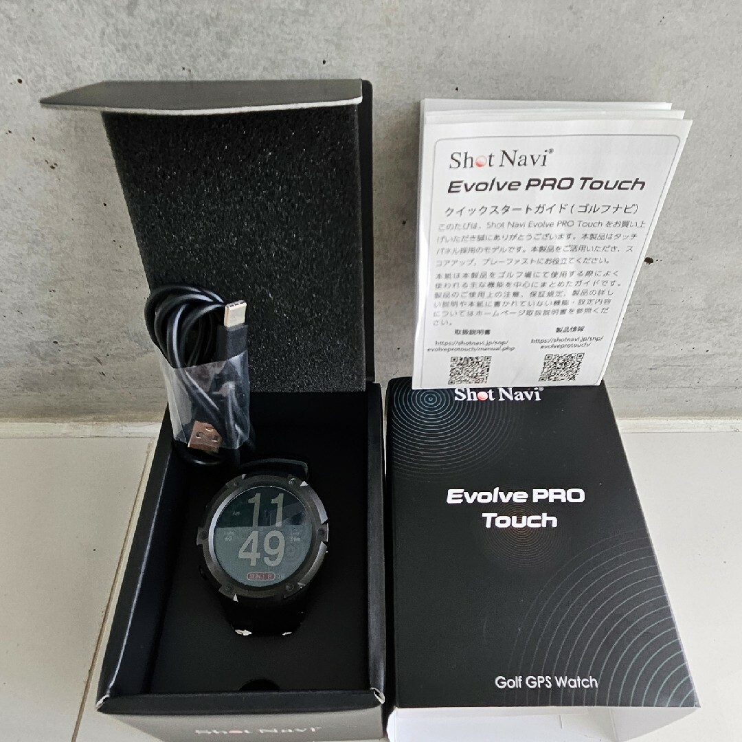 Shot Navi Evolve PRO Touch(黒)(ショットナビEvolve Pro Touch Shot Navi Evolve PRO Touch(黒)(ショットナビEvolve Pro Touch