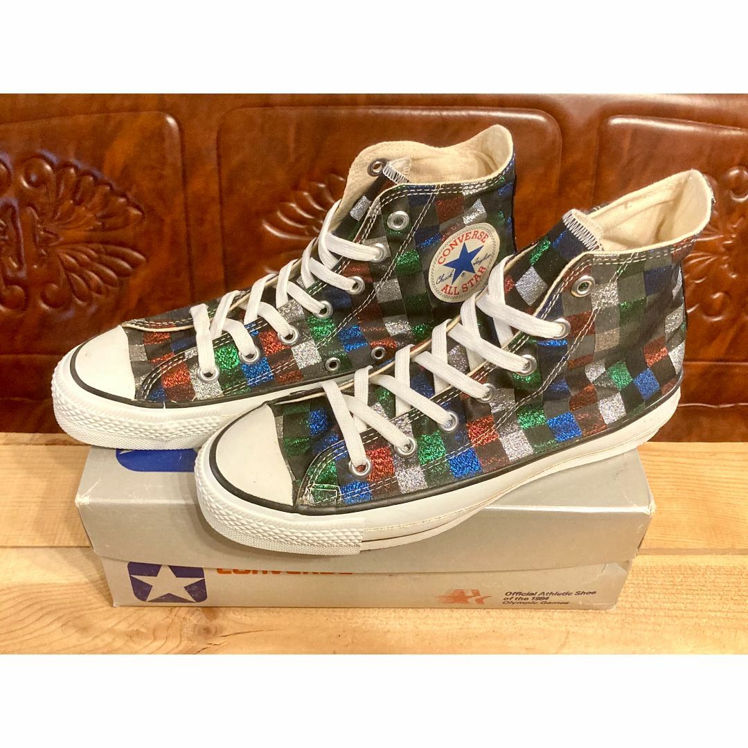 CONVERSE - ★80s!USA!コンバース オールスター チェック 銀箱 ビンテージ 247★