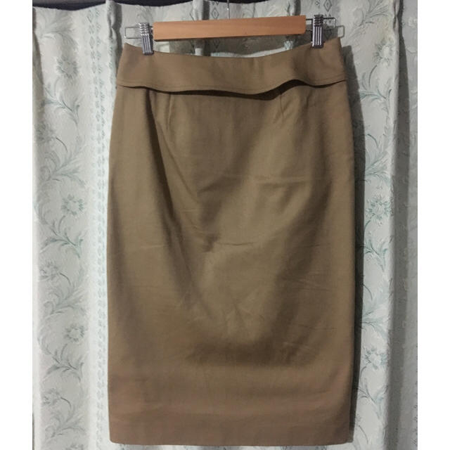 Demi-Luxe BEAMS(デミルクスビームス)の試着のみタグ付き♪Demi-Luxe BEAMSコットンカルゼ ペンシルスカート レディースのスカート(ひざ丈スカート)の商品写真