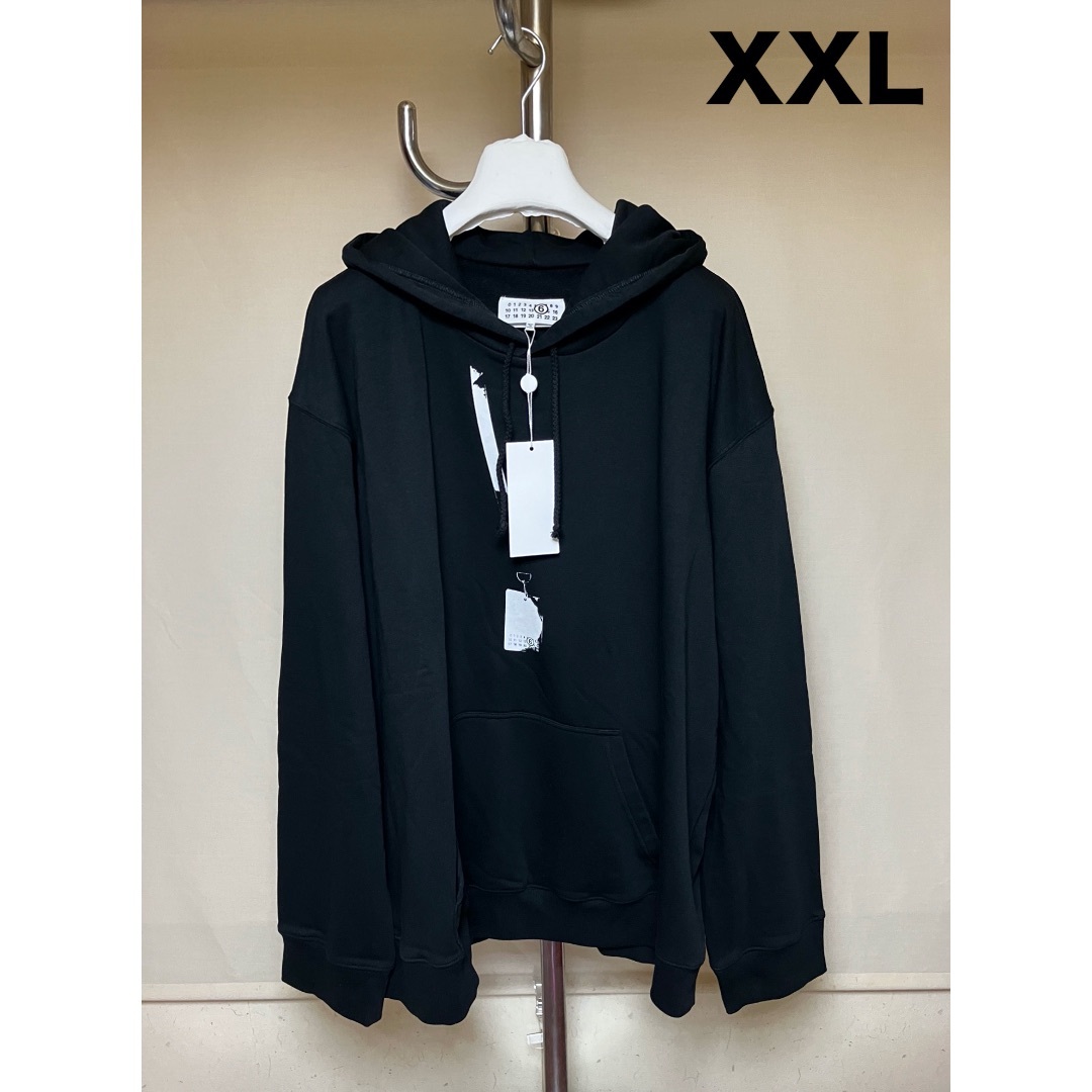 MM6 - 新品 XXL 24ss メゾン マルジェラ MM6 騙し絵パーカー 6739