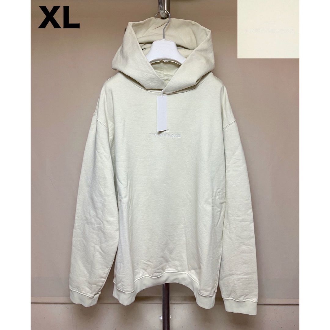 Maison Margiela（旧Maison Martin Margiela） - 新品 22ss XL マルジェラ 反転ロゴ パーカー アイボリー 6710