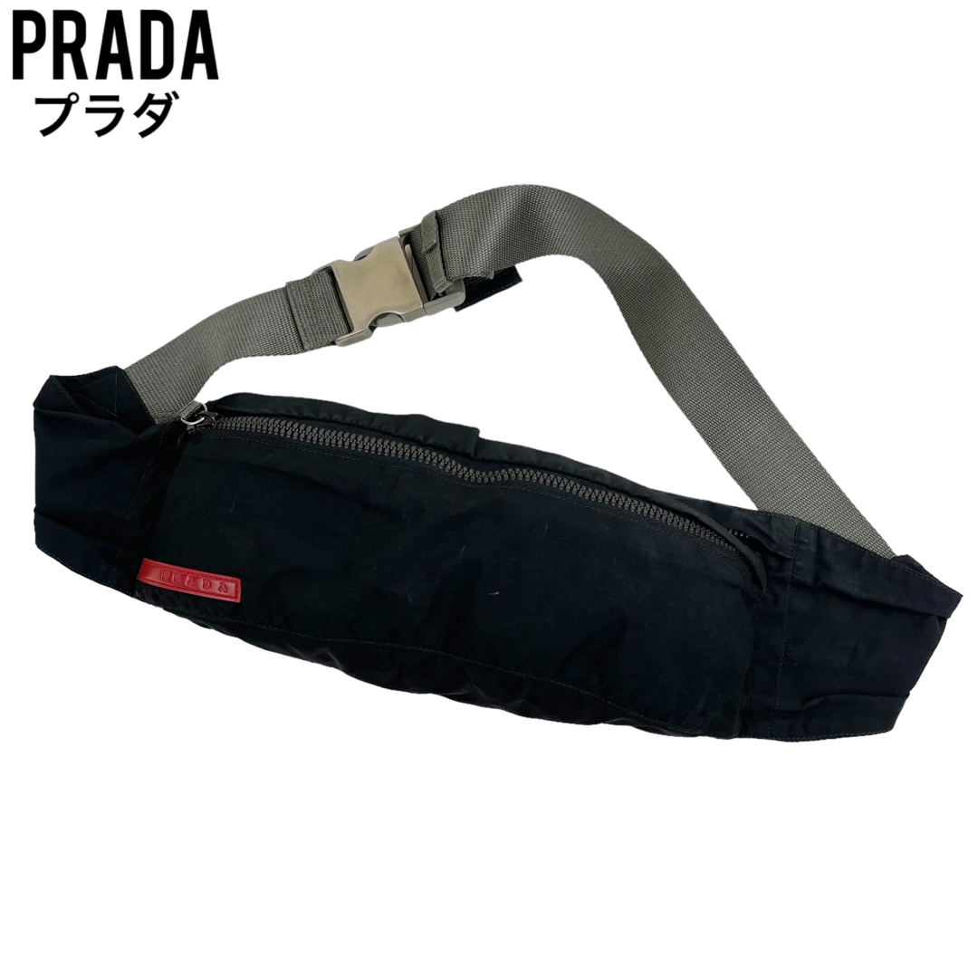 PRADA ボディバッグ・ウエストポーチ 黒 役に立て PRADA ボディバッグ・ウエストポーチ 黒 役に立て