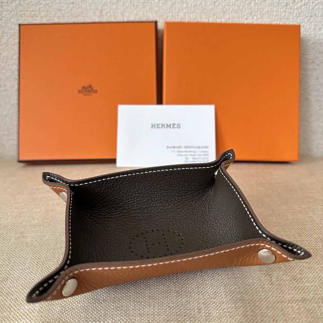 HERMES - HERMESヴィドポッシュ エブリンH ハバナトリヨン HERMES - HERMESヴィドポッシュ エブリンH ハバナトリヨン