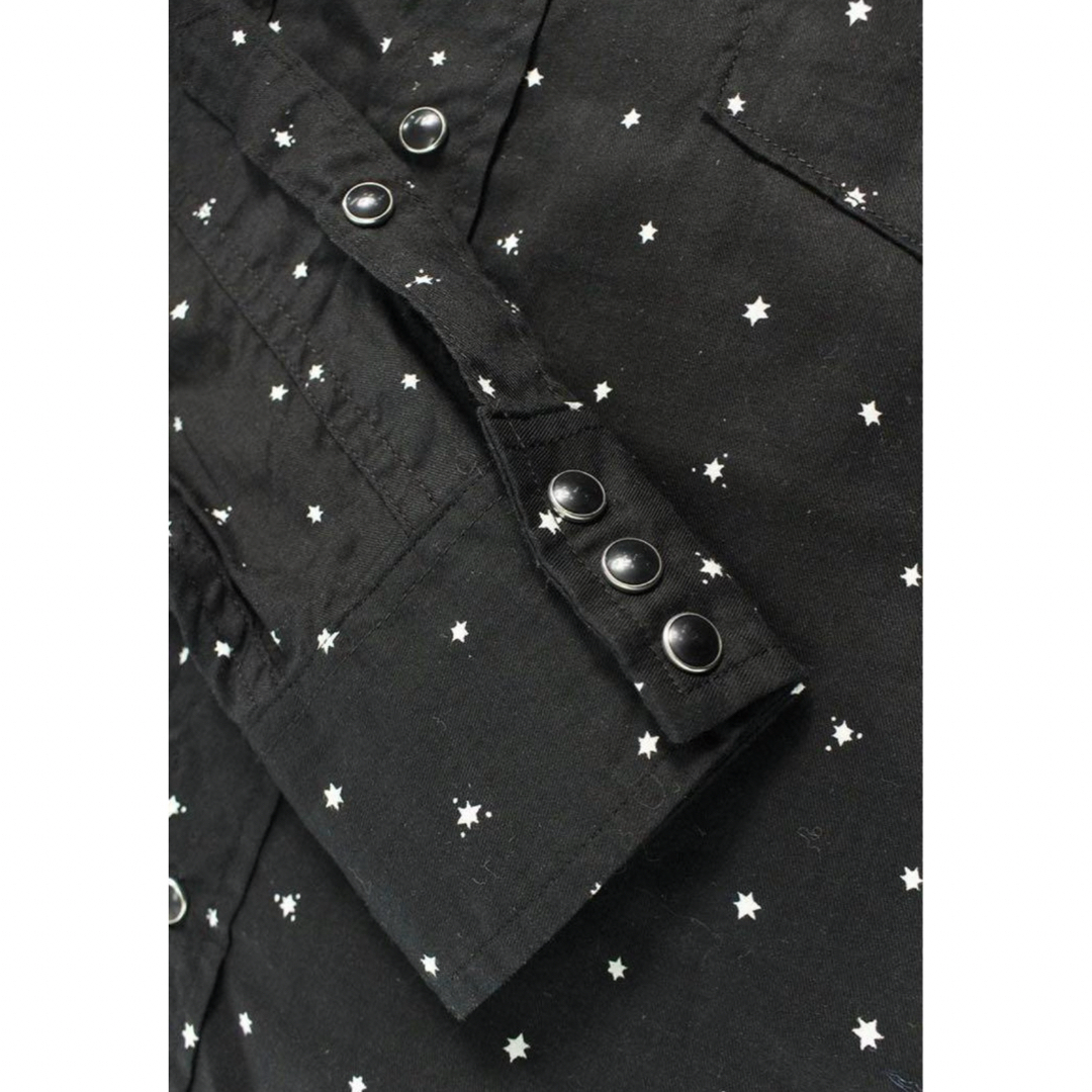SAINT LAURENT - サンローラン パリ スター ドット シャツ Lの SAINT LAURENT - サンローラン パリ スター ドット シャツ Lの