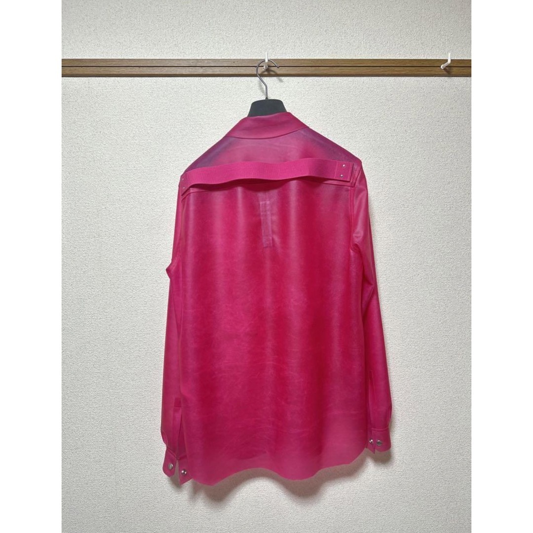 Rick Owens - Rick Owens Pink Fogpocket Leather Jacketの通販 Rick Owens - Rick Owens Pink Fogpocket Leather Jacketの通販