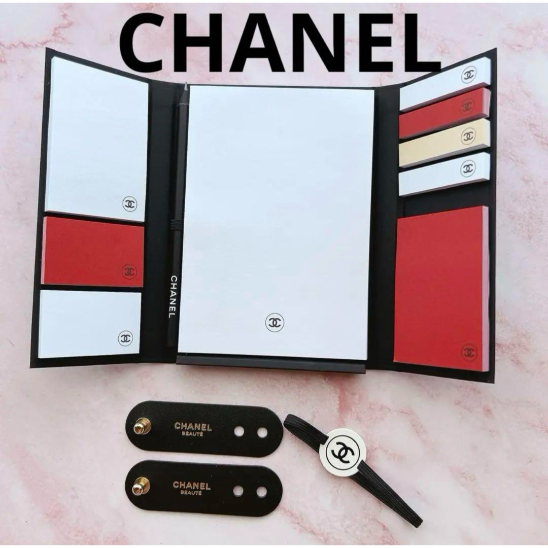 CHANEL - 新品CHANELノベルティラコレクション 付箋・ペンシル CHANEL - 新品CHANELノベルティラコレクション 付箋・ペンシル