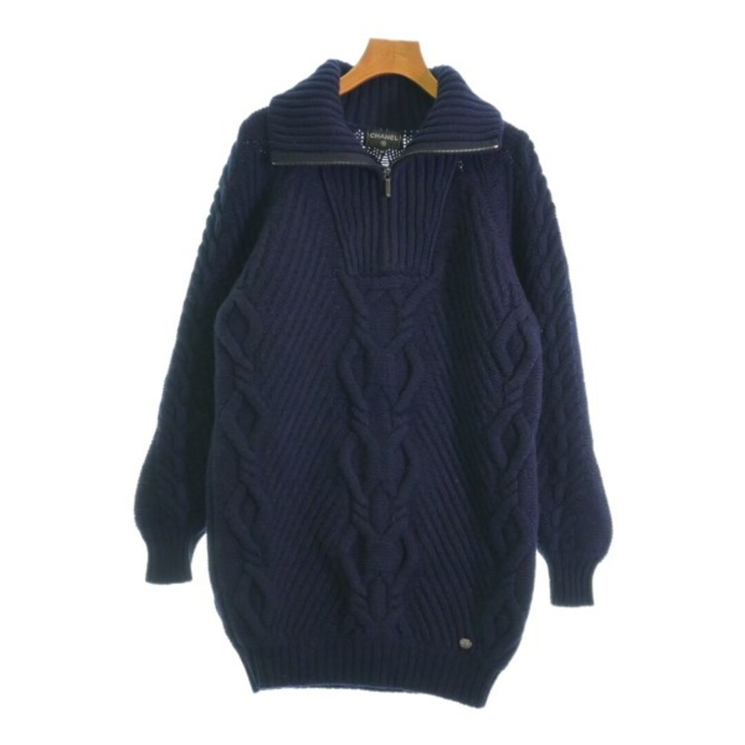 CHANEL - CHANEL シャネル ニット・セーター 34(XS位) 紺 【古着 CHANEL - CHANEL シャネル ニット・セーター 34(XS位) 紺 【古着