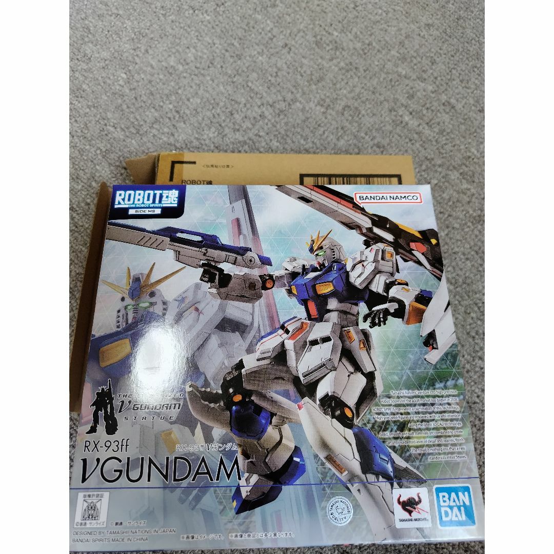 BANDAI - ROBOT魂 RX93-ff福岡νガンダムとアクションベース