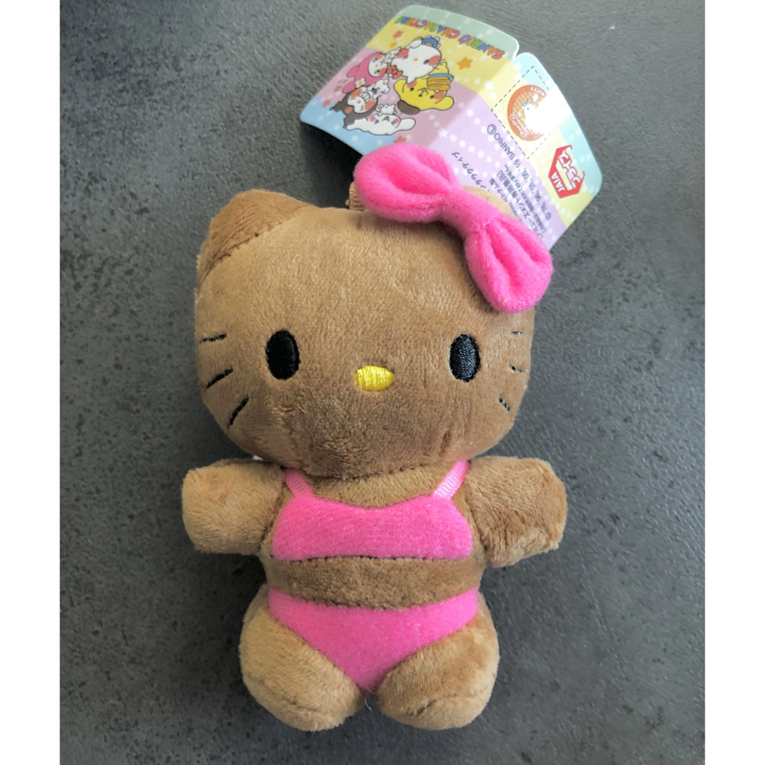 日焼けキティ ガングロキティ ハワイ ストラップ キーホルダー 日焼けキティ ガングロキティ ハワイ ストラップ キーホルダー