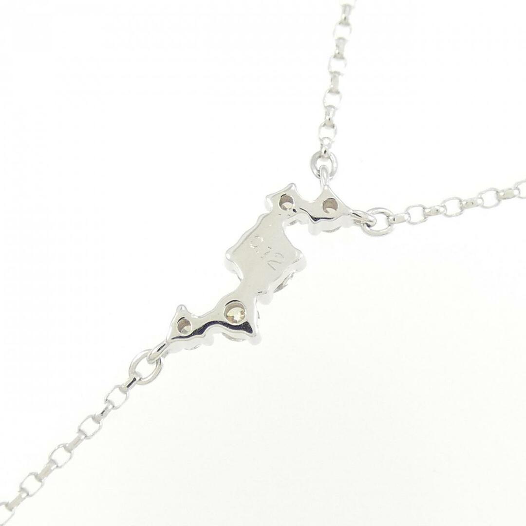 K18WG ダイヤモンド ネックレス 0.12CT K18WG ダイヤモンド ネックレス 0.12CT